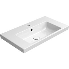 GSI Norm Waschbecken 70x40 cm rechteckig Klassisch-Möbel weiß glanz 8637111