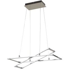 Apeti Kseros Pendelleuchte 1x35 W grau/aschfarben-silber A0033-320
