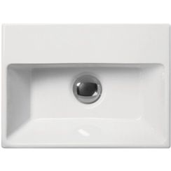GSI Norm Waschbecken 35x26 cm rechteckig Klassisch weiß glanz 8650111