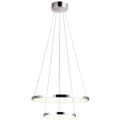 Candellux Lune Pendelleuchte 2x40 W chrom 32-64769