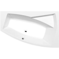 Polysan Evia Eckbadewanne 170x100 cm rechtsseitig weiß 22611