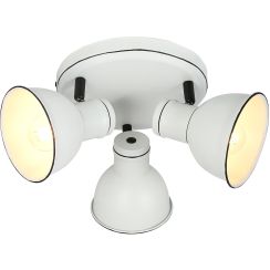 Candellux Zumba Deckenlampe 3x40 W weiß-schwarz 98-72160
