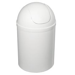 Aqualine Papierkorb 5 l weiß 20309
