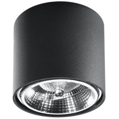 Sollux Lighting Tiube Deckenlampe 1x40 W schwarz SL.0697