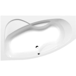 Polysan Mamba Eckbadewanne 170x100 cm linksseitig weiß 76111