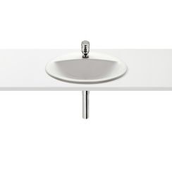Roca Rodeo Waschbecken 52x41 cm oval Einbauwaschbecken weiß glanz A327866S00