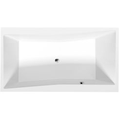 Polysan Quest Schlanke rechteckige Badewanne 180x100 cm weiß 78511S
