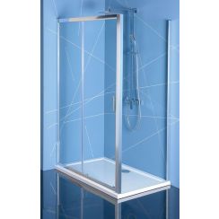 Polysan Easy Line Duschwand 80 cm chrom Glanz/durchsichtiges Glas EL3215