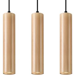 Sollux Lighting Lino Pendelleuchte 3x40 W holz SL.0638