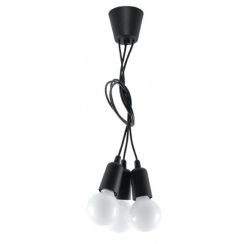 Sollux Lighting Diego Pendelleuchte 3x60 W schwarz SL.0573