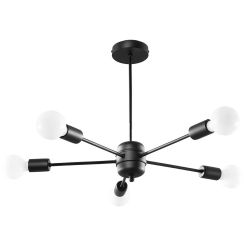 Sollux Lighting Lango Deckenlampe 5x60 W schwarz SL.1022