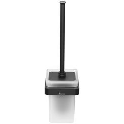 Ravak 10° Stehen Sie mit einer Toilettenbürste schwarz X07P566