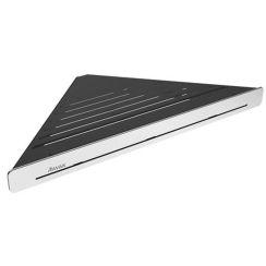 Ravak Slim Eckregal 29 cm schwarz-chrom X07P576