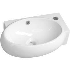 Sapho Small Waschbecken 43x28.5 cm Klassisch weiß glanz AR497