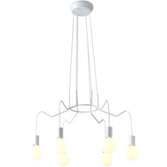 Candellux Basso Pendelleuchte 6x40 W weiß 36-71026