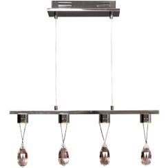 Candellux Prisma Pendelleuchte 4x3 W chrom 34-25708