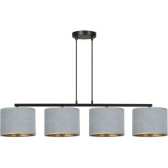 Emibig Hilde Pendelleuchte 1x15 W schwarz-gold-grau/aschfarben 1050/4