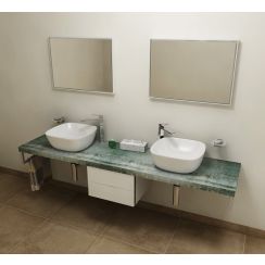 Sapho Avice Waschtischplatte 250x49.5 cm graphit-blau AV256