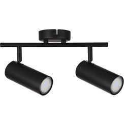 Candellux Colly Deckenlampe 2x15 W schwarz 92-01665