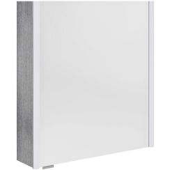 Sapho Alix Badschrank 66x17.5x70 cm Spiegelschrank grau-eiche AX166-0011