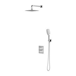 Omnires Slide Duschset Unterputz mit Thermostat mit Kopfbrause chrom SYSSL11CR