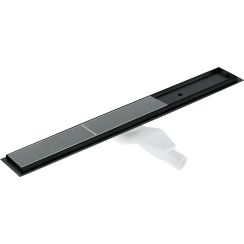 Deante Linearablauf mit Rost 70 cm schwarz KOS_N07D