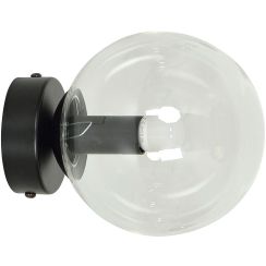 Emibig Rossi Wandleuchte 1x10 W schwarz-transparent 874/K1
