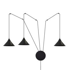 Emibig Abramo Pendelleuchte 3x15 W schwarz 160/3