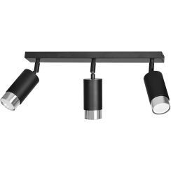 Emibig Hiro Deckenlampe 3x8 W schwarz-chrom 964/3