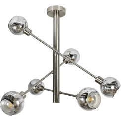 Candellux Migo Deckenlampe 6x10 W chrom 36-72481