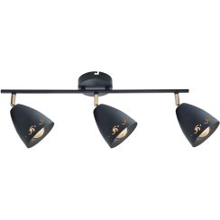 Candellux Coty Deckenlampe 3x40 W schwarz 93-67173
