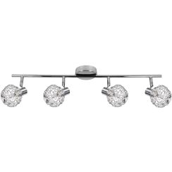 Candellux Collar Deckenlampe 4x40 W chrom 94-13743