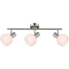 Candellux Mauro Deckenlampe 3x4 W weiß-nickel 93-61607