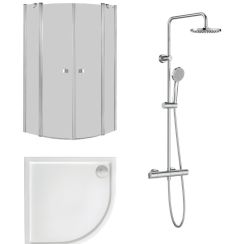 Set Duschkabine Roca Capital AM4308012M, Duschset Roca Victoria A5A9F18C00, A276258000