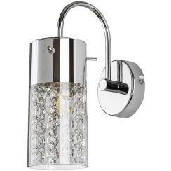 Rabalux Niagara Wandleuchte 1x40 W chrom-transparent 2194