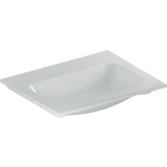Geberit iCon Waschbecken 60x48 cm rechteckig Möbel weiß glanz 501.843.00.3