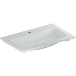 Geberit iCon Waschbecken 75x48 cm rechteckig Möbel weiß glanz 501.844.00.1