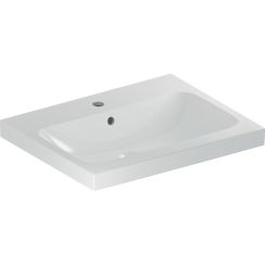 Geberit iCon Waschbecken 60x48 cm rechteckig Aufsatzwaschbecken weiß matte 501.847.JT.1
