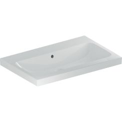 Geberit iCon Waschbecken 75x48 cm rechteckig Aufsatzwaschbecken weiß glanz 501.848.00.3