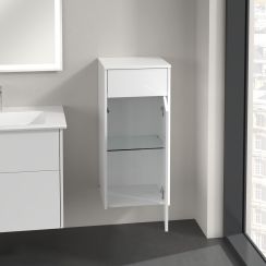 Villeroy & Boch Finero Badschrank 40x35x86.6 cm Seitenschrank hängend weiß C53101DH
