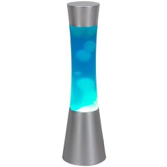 Rabalux Minka Tischlampe 1x20 W blau-silber 7029