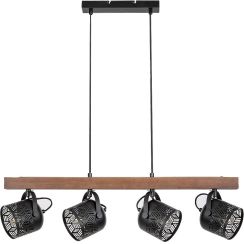 Rabalux Rotem Pendelleuchte 4x40 W schwarz-holz 3300