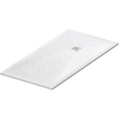 Balneo Stone Tray Rechteckige Duschwanne 120x90 cm weiß STFWH9012025