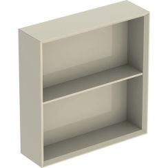 Geberit iCon Badschrank 45x13.2x46.7 cm Seitenschrank hängend grau-sandig 502.323.JL.1