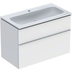 Geberit iCon Waschtisch mit Unterschrank 90 cm weiß 502.337.01.3