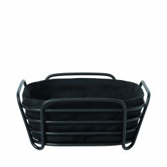 Blomus Delara Brotbehälter 20x20x9.5 cm schwarz B63871