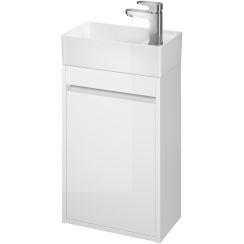 Set Badschrank Cersanit Crea S924-001, Waschbecken Cersanit Crea K114-004