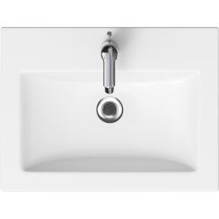 Cersanit Como Waschbecken 60x45 cm rechteckig Möbel weiß glanz K32-003-ECO