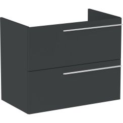 Roca Ella Unterschrank 78.5x44.6x63.5 cm Unterschrank hängend schwarz A857770531
