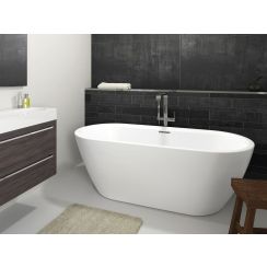 Riho Inspire Freistehende Badewanne 180x80 cm oval weiß B085001005